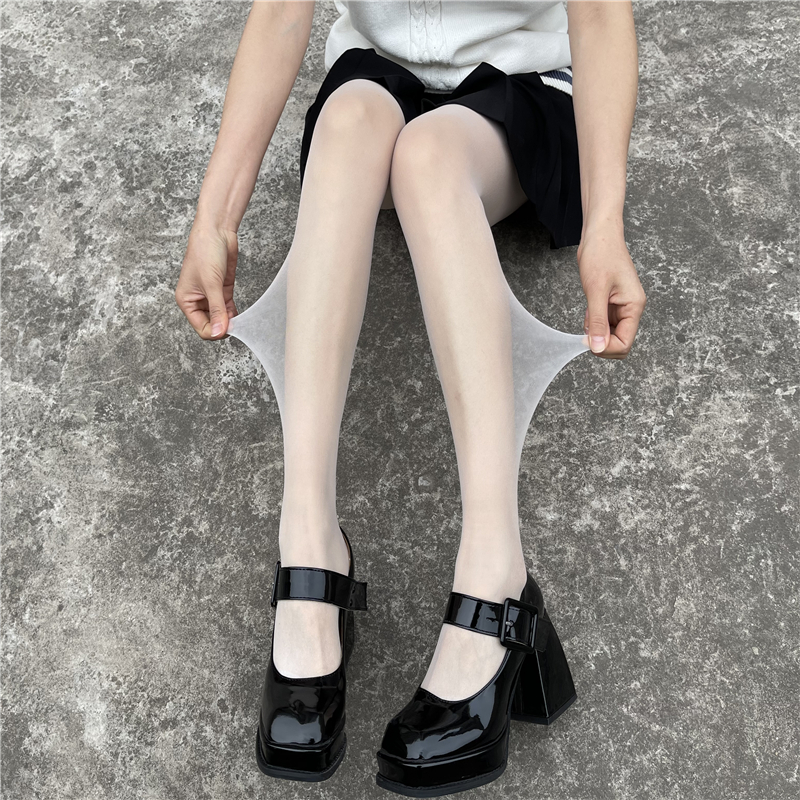 丝袜女夏季防晒肉色隐形光腿神器美肤连裤袜超薄款防勾丝性感黑丝