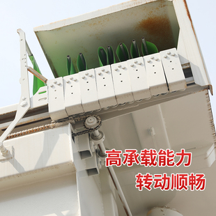 渣土车自动篷布配j件倾卸车圆钢轻轨轨道滑车货车电动蓬布滑轮全