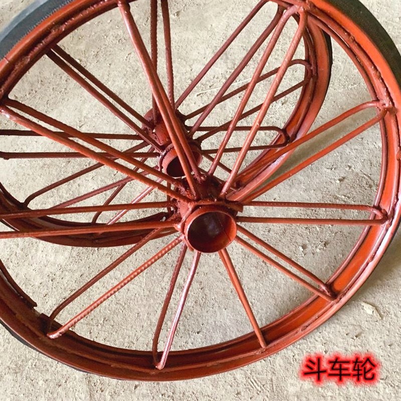 德国进口工地手推车轮胎26×21/2建筑劳动车实心轮板车Z斗车架子
