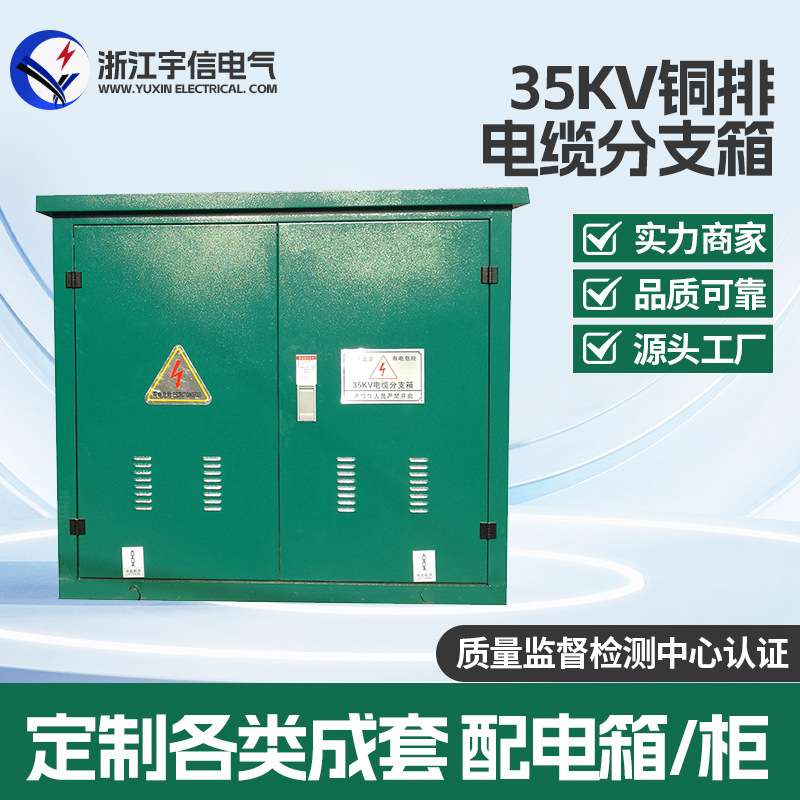 35KV 铜排连接  304不锈钢镀锌板冷轧板高压电缆分支箱防雨