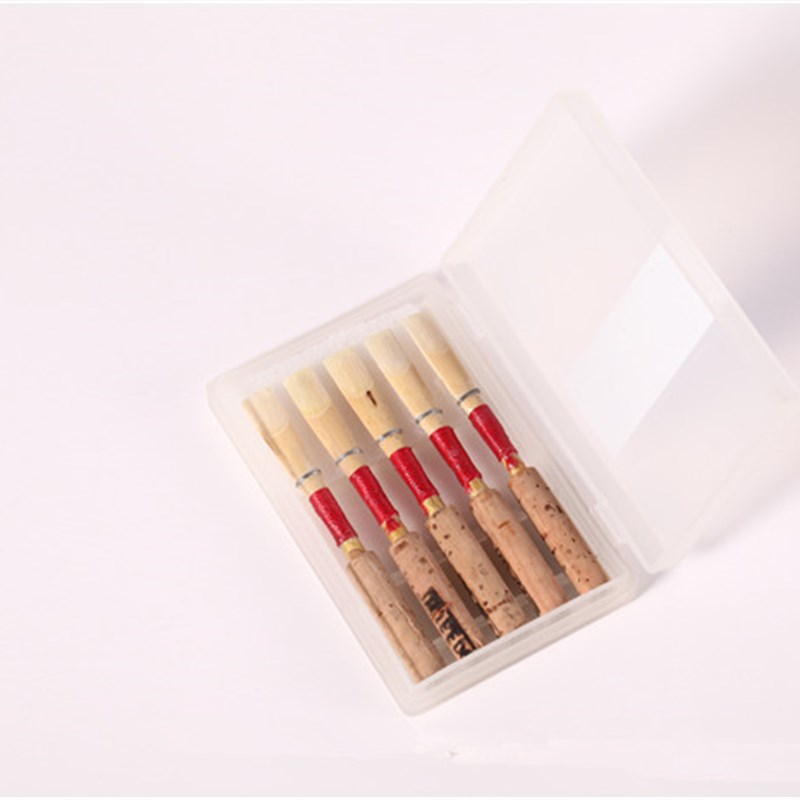 初学专业免修高级新忠美式德式双簧管哨片精品手工制作 塑盒5只装