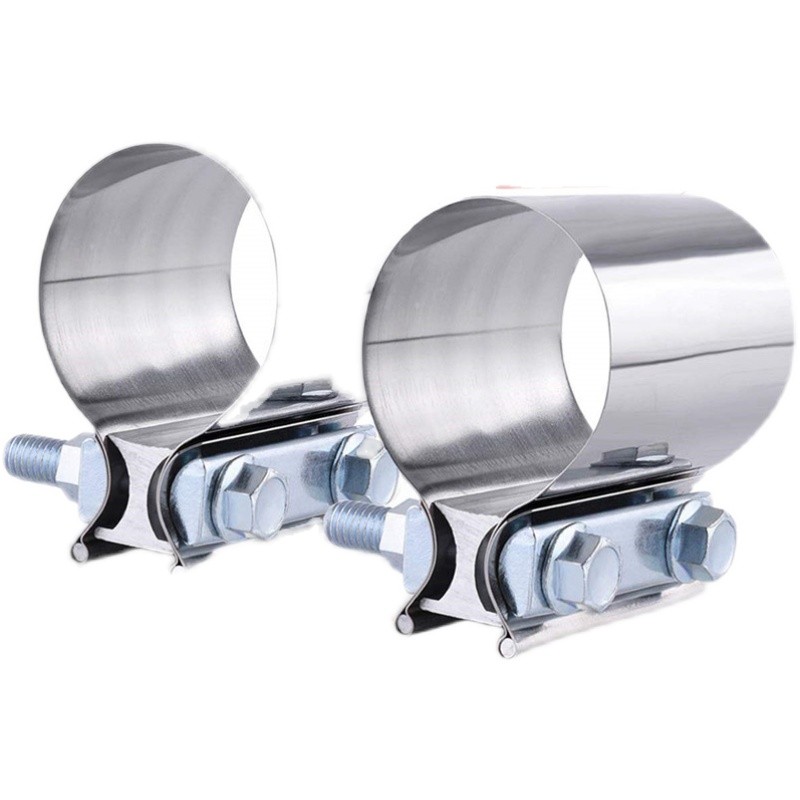 90-200永保汽车改装排气管卡箍不锈钢抱箍加厚加强固定夹箍尾喉