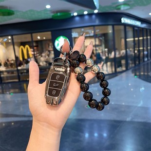 奥迪新a4l钥匙套a6l q5l q2l a8l壳高档女包扣 a3l