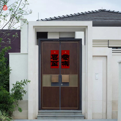 新年春节结婚开业平安喜乐创意手写加宽厚大福字门贴对联挂画定制