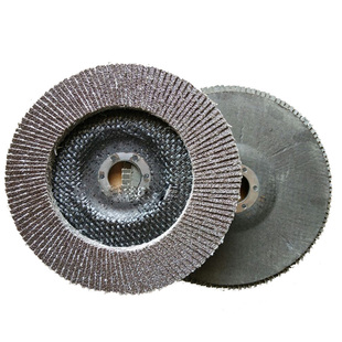 百叶片加厚煅烧百叶轮125mm百页轮大孔5寸平面砂布轮打磨抛光轮