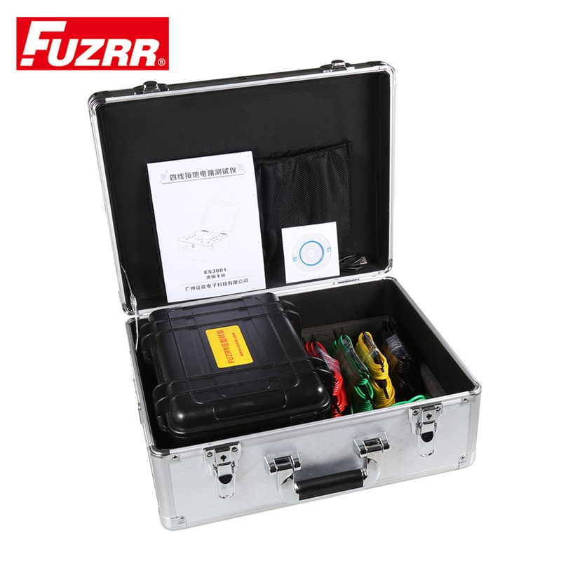 接地电阻表ES3001数字式接地电阻测试仪土壤电阻率测试仪数显杆塔