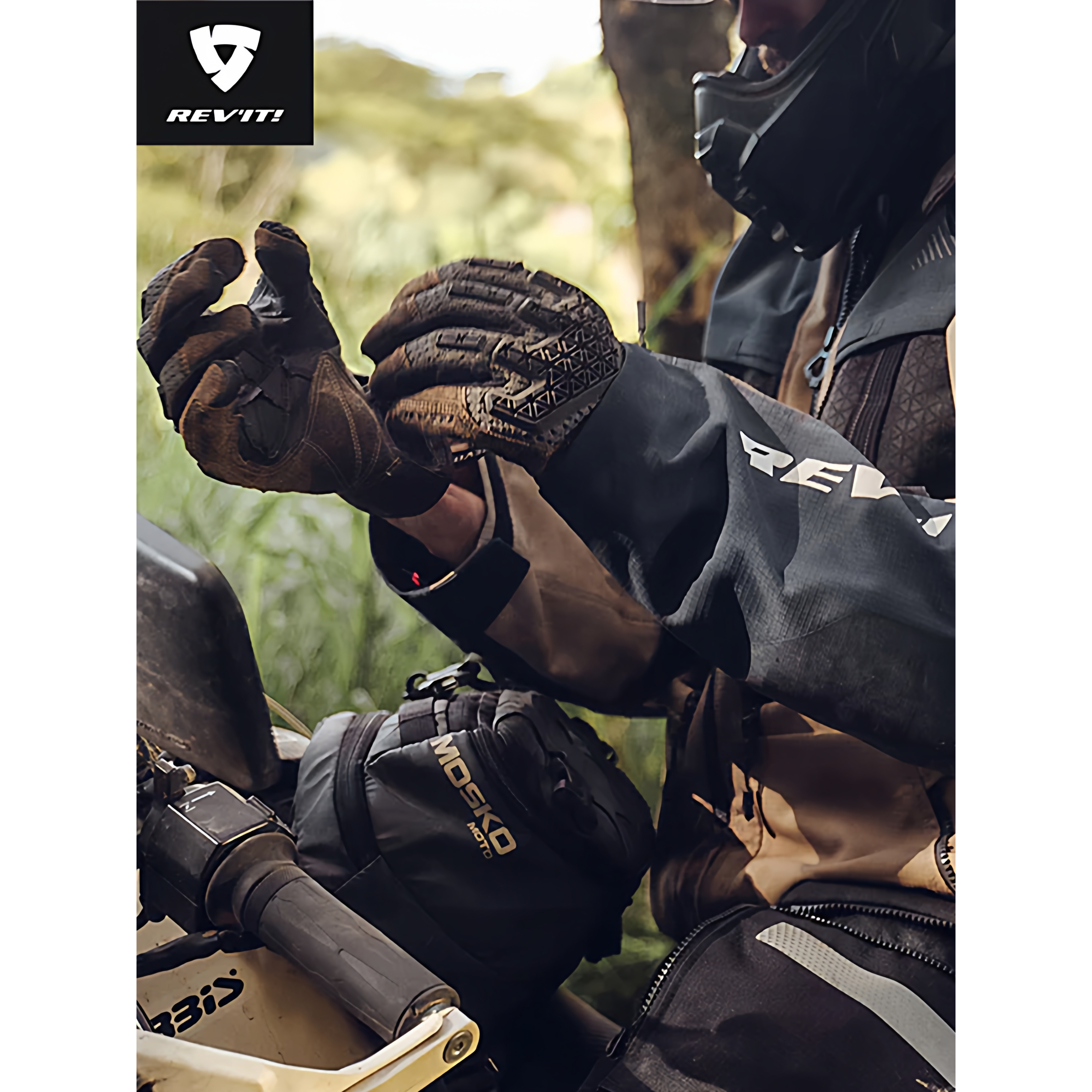 REVIT锐飞特沙漠5手套夏季骑行透气防护网眼耐磨长途旅行骑士装备