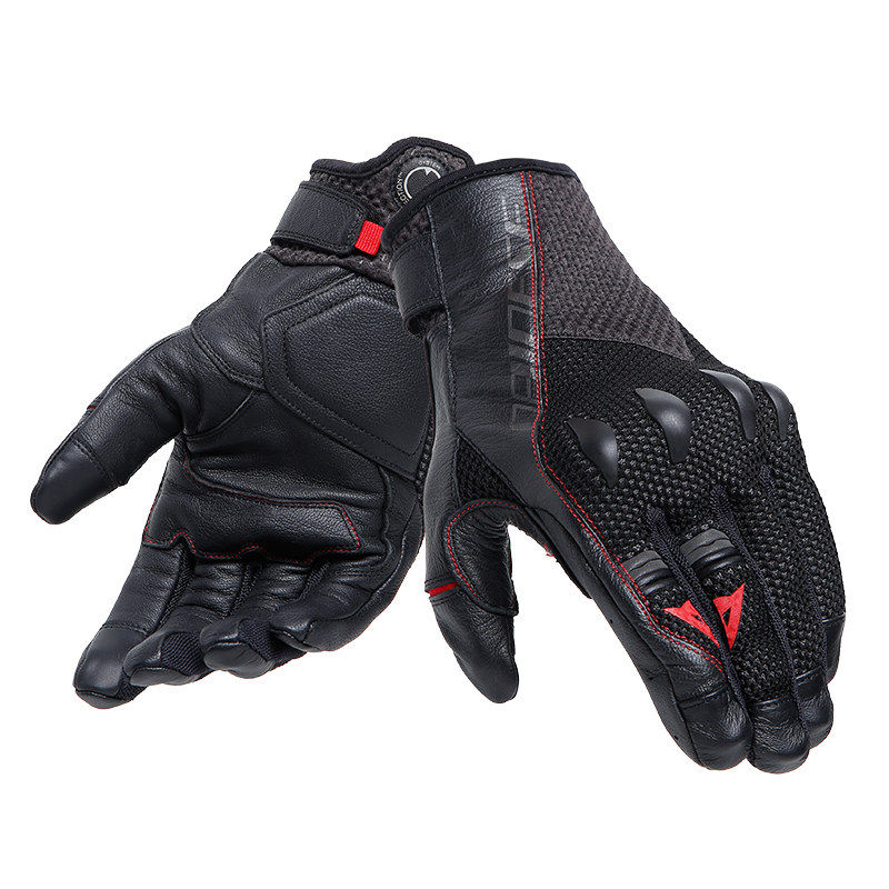DAINESE/丹尼斯KARAKUM ERGO-TEK磁吸款摩旅骑行手套透气防摔短款