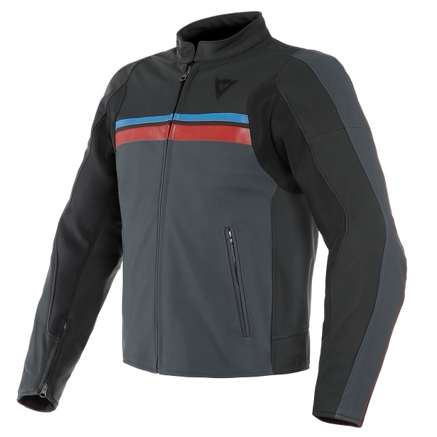 DAINESE/丹尼斯HF 3 LEATHER摩托车骑行服复古防摔赛车服机车皮衣