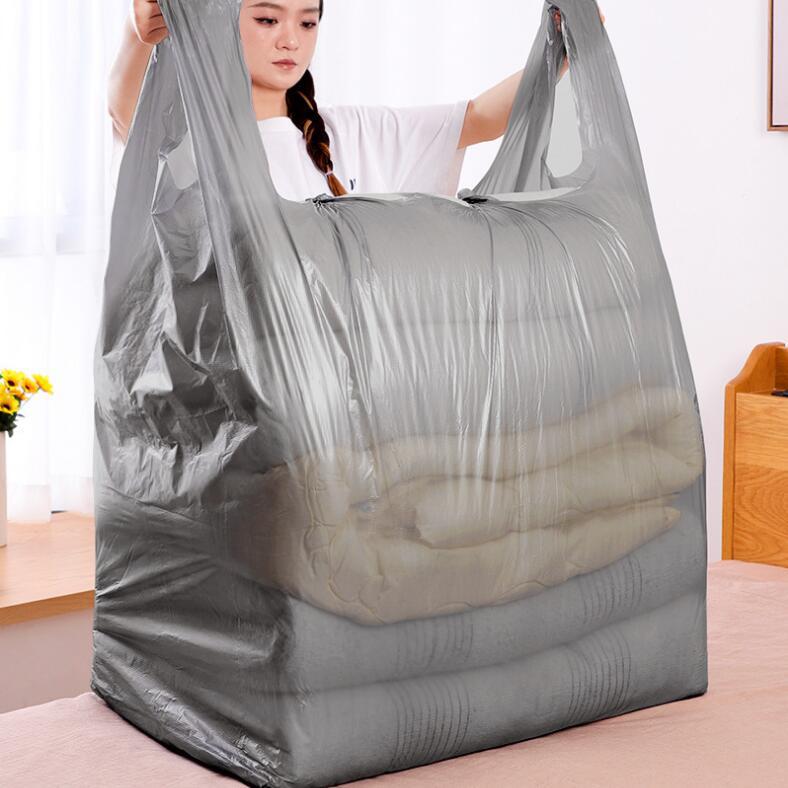 搬家打包袋被子衣服行李收纳袋大号防尘防潮手提式塑料背心收纳袋