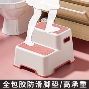 梯凳家用二步梯台阶脚踏低凳梯椅两用厨房登凳洗车凳子两万百