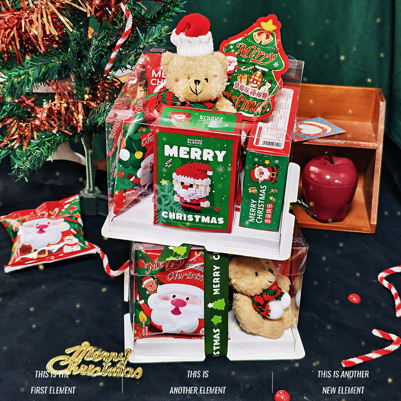 圣诞节儿童礼物送男孩女孩小朋友平安夜苹果创意实用零食礼盒礼品