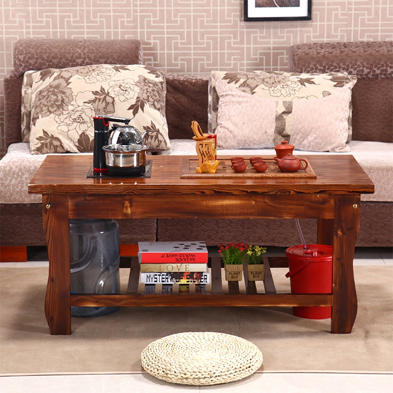 功夫茶桌茶艺茶具茶几一体桌自动茶几上水喝茶艺桌办公室客厅茶几