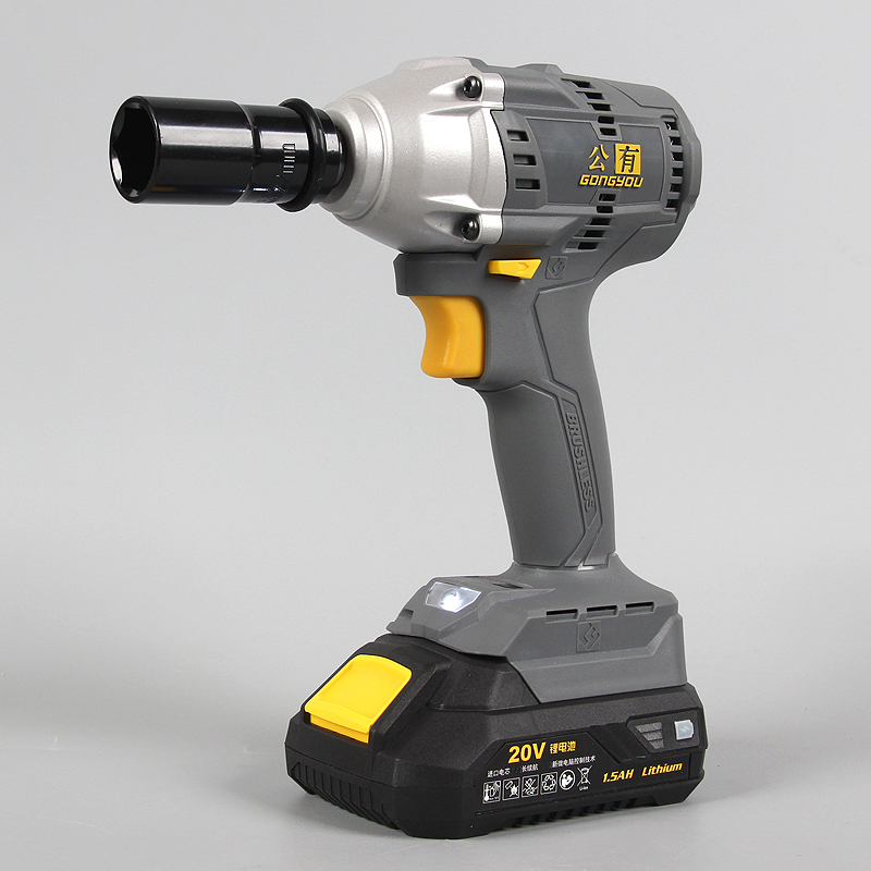 公有20V无刷锂电电动扳手大扭力冲击充电扳手木工架子工汽修套筒