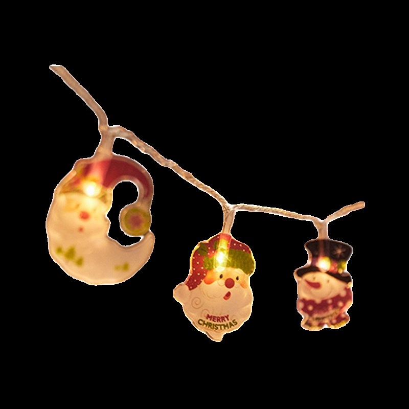 耶诞节装饰灯led满天星星彩灯串灯室内布置气氛灯耶诞树老人挂件