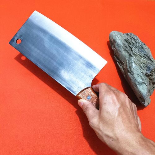 菜刀家用斩切刀斩骨刀厨房手工锻打切菜切肉刀超快锋利厨师专用刀