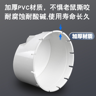 110pvc管道止逆阀排水管防臭阀化粪池排污止回阀160下水道防鼠75
