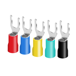 sv1.25 5.5 叉型U形预绝缘冷压接线端子3.5 5铜接线耳Y型端头