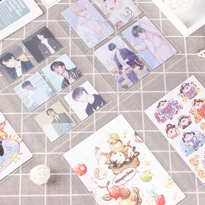 T系列套册京京定制5*5卡片名片明星周边透卡小卡收集收藏收纳册