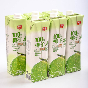 春光100%NFC椰子水1升纯天然电解质运动健身饮料大瓶0添加非浓缩