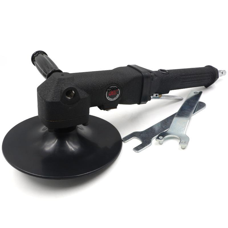 欧维尔7寸气动抛光机打磨机 180mm打蜡机 砂纸砂光OWE-7B