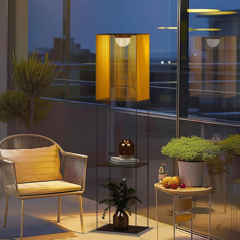 太阳能落地灯户外防水别墅酒店花园草坪灯室外露台布置氛围庭院灯