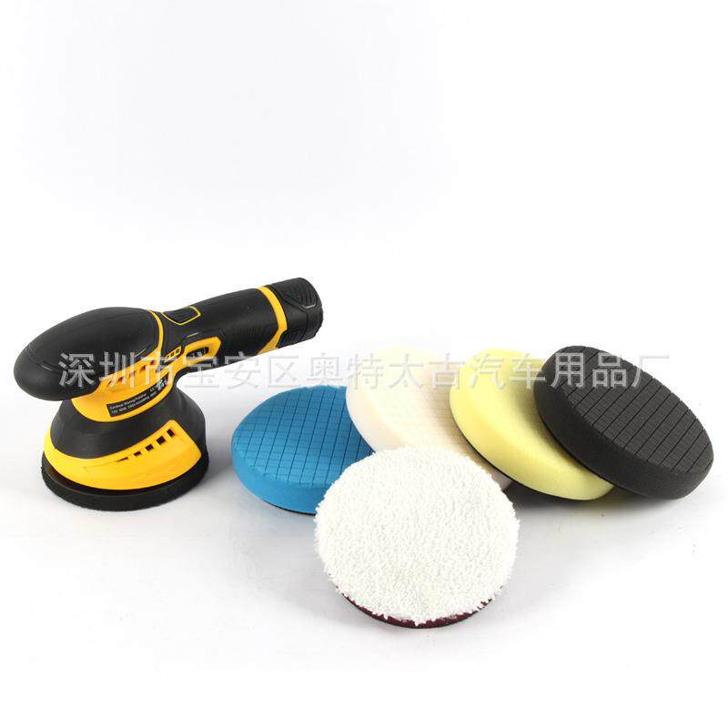 锂电抛光机 汽车抛光打蜡清洗去划痕锂电便携家用车用 偏心打蜡机