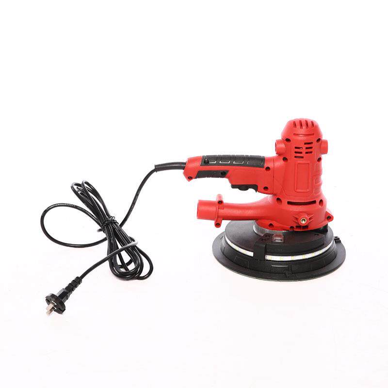 手持式墙壁打磨机墙面腻子打磨机砂纸机自吸尘双灯长杆磨墙机