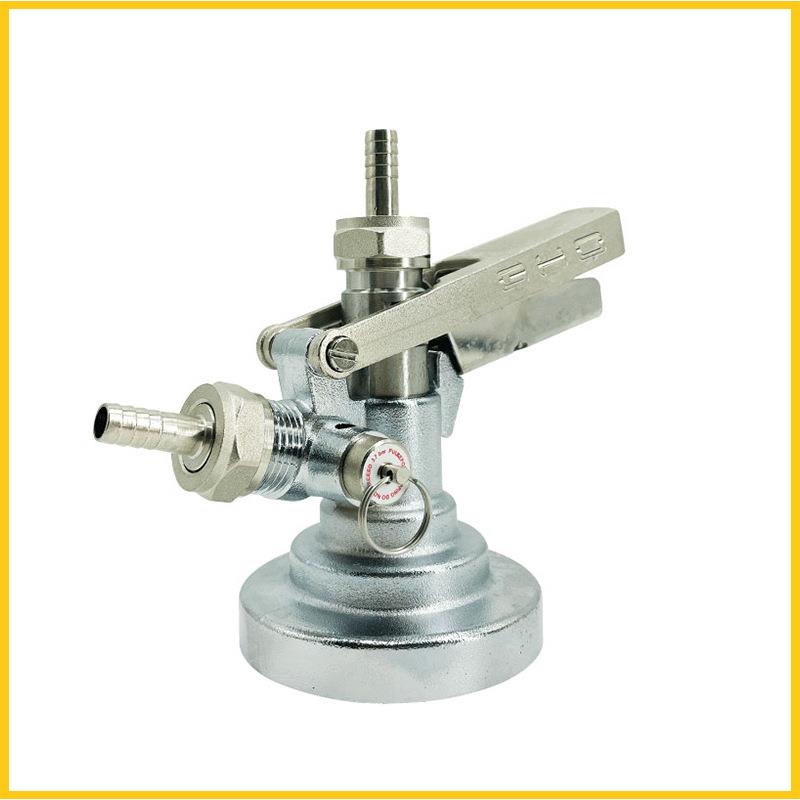 F型板式分配器桶装啤酒酒矛连接器扎啤机配件精酿啤酒分发设备