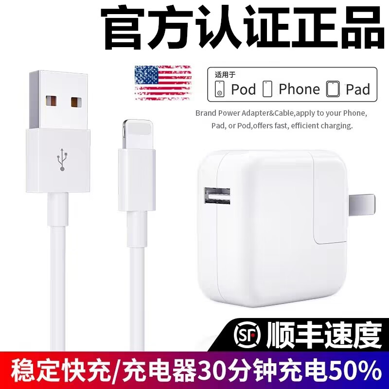 【官方推荐】苹果平板充电器正品