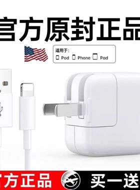 【官方正品】ipad充电器头mini5/Air/2/3/4/6/8适用苹果9平板typec10数据线ipadpro插头12w快充头14/13/12/11