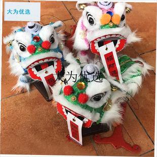 醒狮提线木偶送小孩儿童节中国风玩G具民间中号传统手工舞狮子,