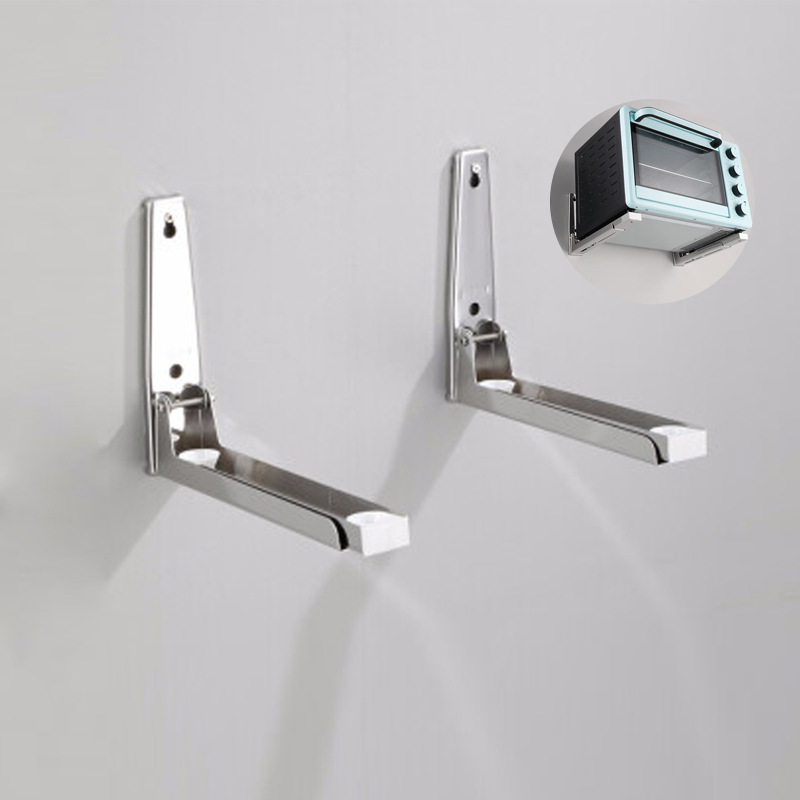 304不锈钢微波炉支架可伸缩折叠