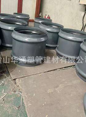 灰色800钢塑承口管箍 10公斤压力DN800钢塑承插直接 内置橡胶圈