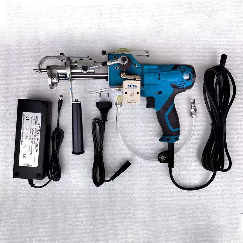 气枪高长绒地毯气枪长毛喷气电枪地毯植绒枪簇绒机长毛电枪地毯枪