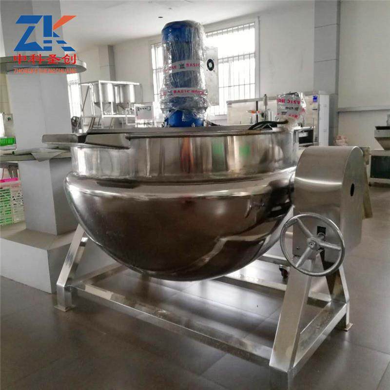 产地货源蒸汽夹层锅豆制品加工设备蒸汽可倾斜蒸汽夹层锅