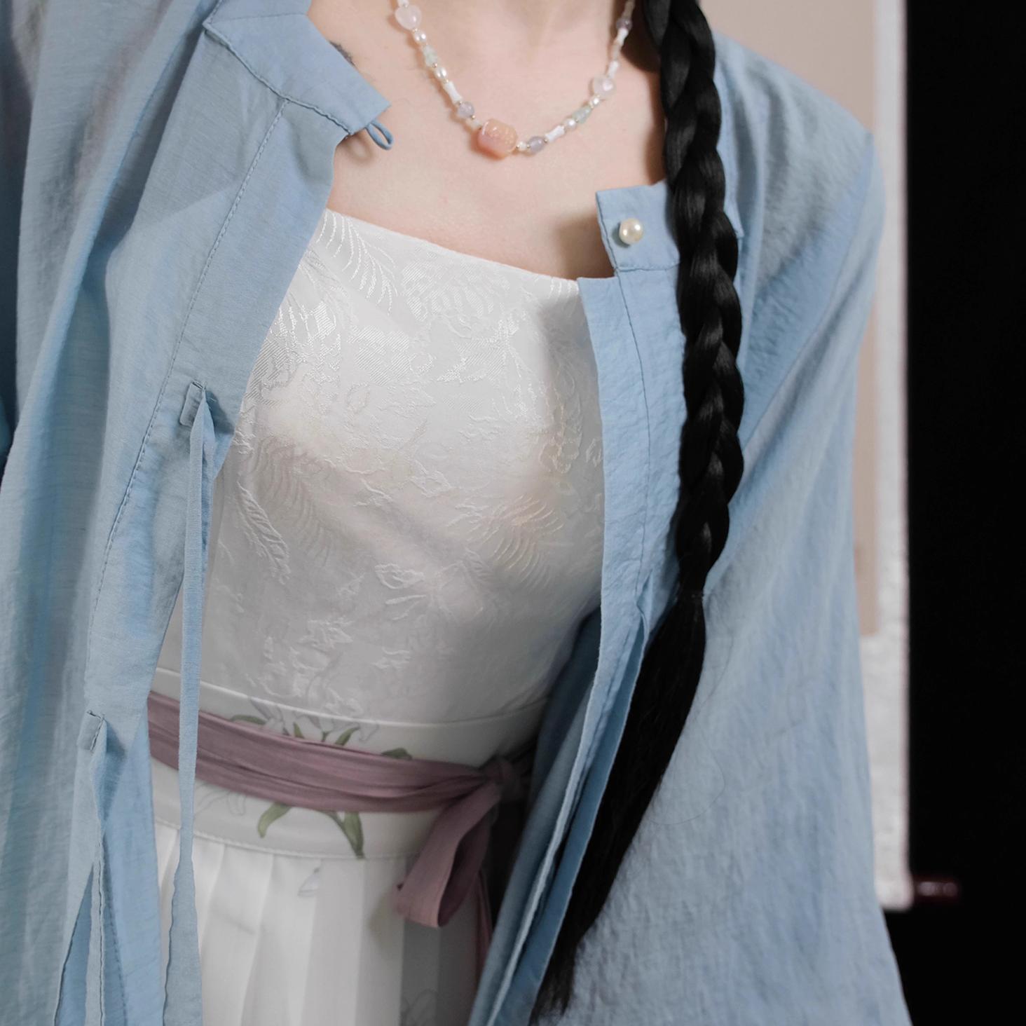 半木尧原创宋制汉服女2024新款改良宋抹吊带抹胸打底背心自带胸垫