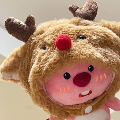 小海狸loopy包包挂件女可爱露比毛绒公仔钥匙扣玩偶书包挂饰公仔