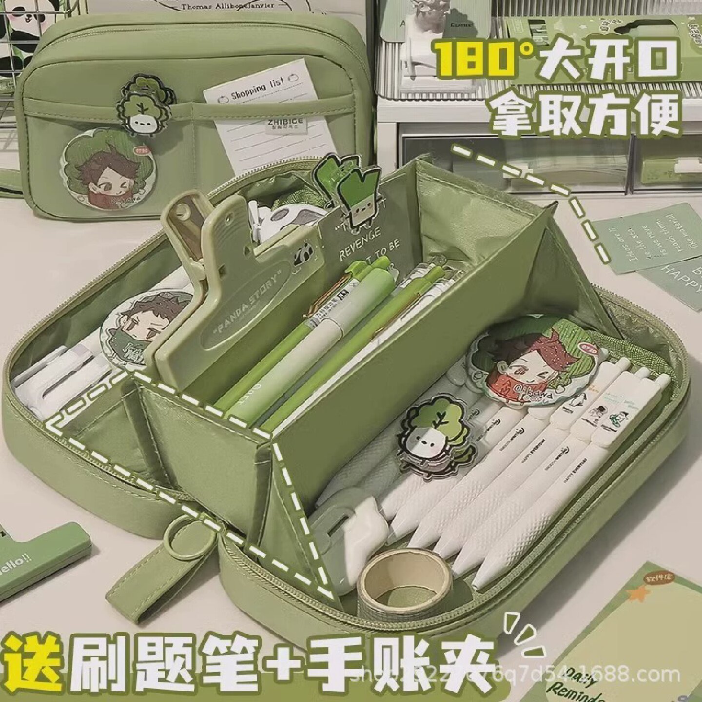 2025网红爆款暗藏玄机的笔袋指纹文具盒多功能黑科技铅笔盒文具袋