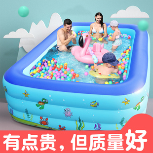 儿童游泳池家用充气加厚婴儿泳池B玩具宝宝超大家庭大X人小孩戏水