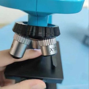 家D用初中生物玩具专业便携款 显微镜科学实验儿童学生s小倍套装 光