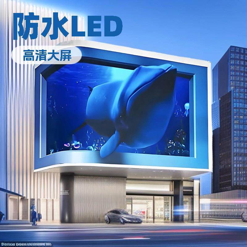 户外LED显示屏P5P4P3高亮防水商业广告交通枢纽体育场馆LED屏幕