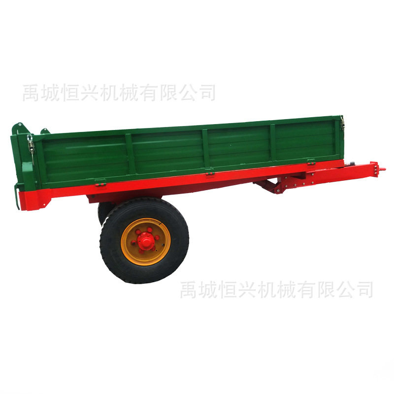 恒兴机械销售5吨拖车自卸型  单轴  配套拖拉机  拖车系列