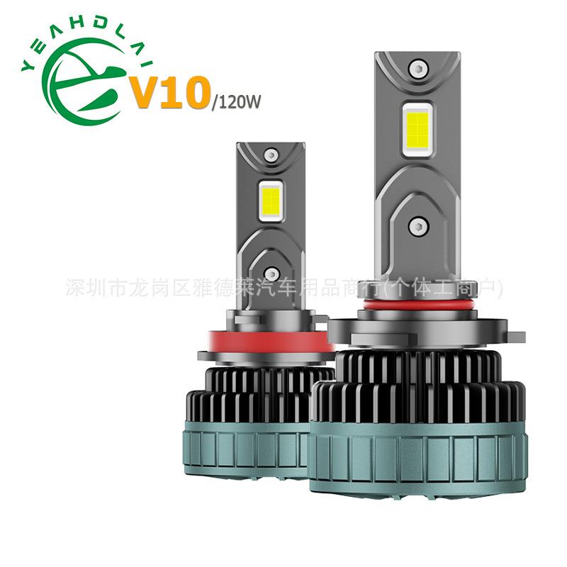 跨境新款240W大功率汽车大灯H7H11H4HB3Led前照灯6K4300K超亮灯泡