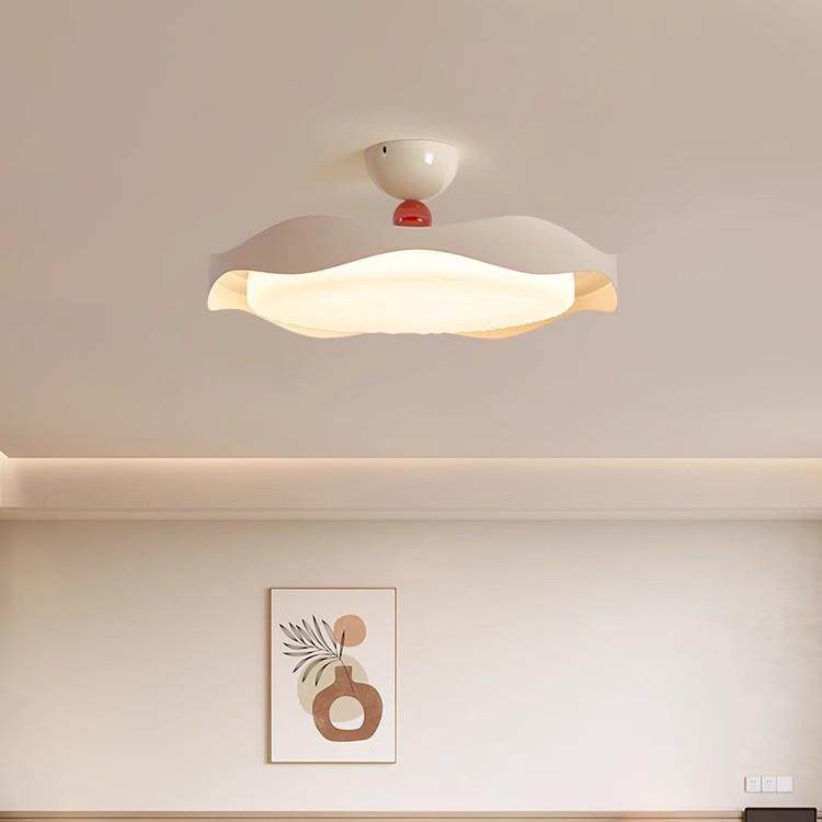 跨境法式奶油风卧室吸顶灯氛围感中古风书房灯温馨浪漫护眼儿童灯