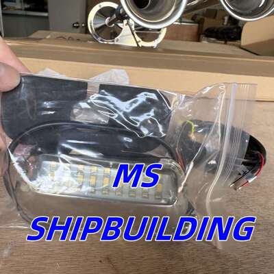 E019002-WB 24V IP68白色蓝色双色不锈钢防水游艇船用LED水下灯船