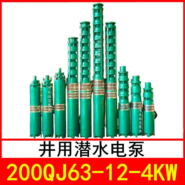 200QJ63-12/1 井用潜水电泵 深井泵 QJR热水泵