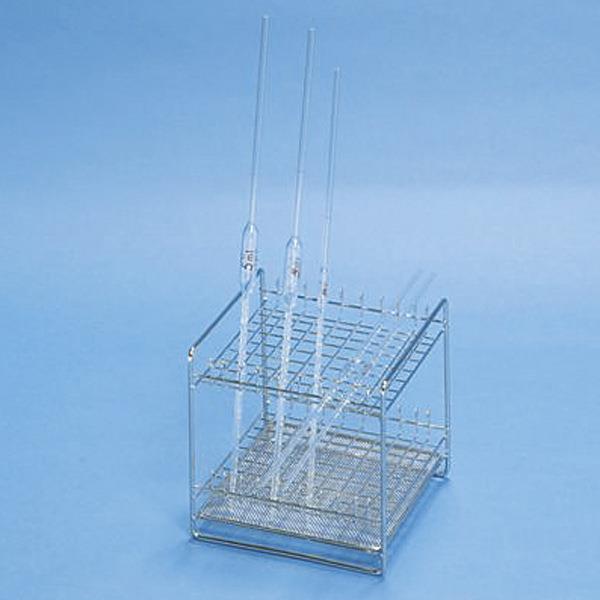 厂家进口灿孚304不锈钢双层移液管架3-204-01