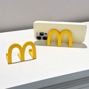 【麦门永存】麦当当手机支架金拱门M型懒人支架桌面摆件2025新款