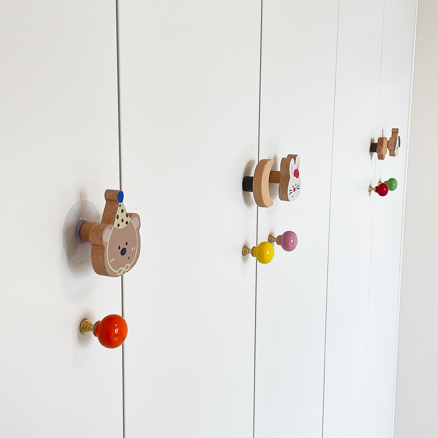 榉木小狗柜门拉手儿童房装饰陶瓷多巴胺衣柜抽屉拉球卧室改造挂钩,基础建材,小拉手,淘宝优惠券,粉丝福利购,淘宝优惠卷